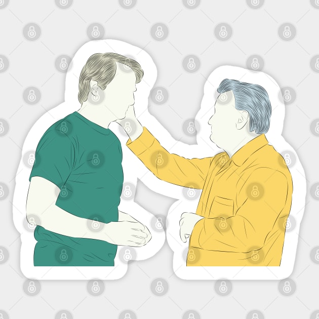 Sol and Robert - Grace and Frankie Sticker by LiLian-Kaff